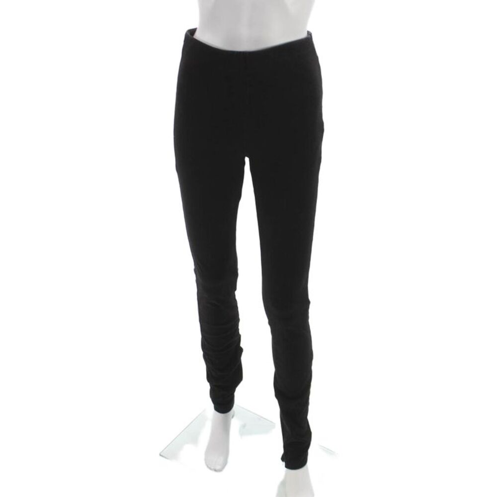 Good American Women Ankle Leggings Black Cotton Size S